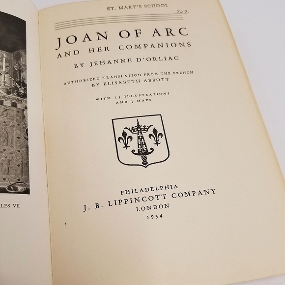 Joan of Arc and Her Companions by Jehanne D'Orliac 1st Edition 1934 - Picture 4 of 8